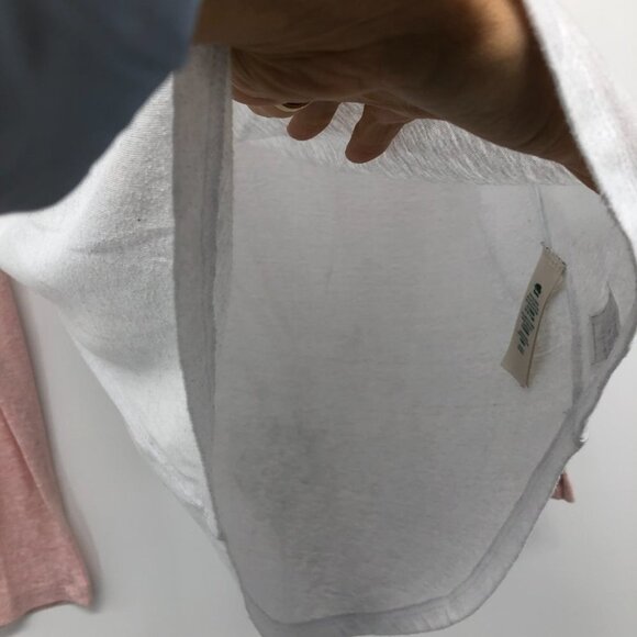 Roots Pink & White Raglan Sleeve Long Sleeve Baseball T-Shirt size M - Picture 15 of 16